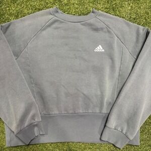 Adidas Grey High-Waisted Sweatpants